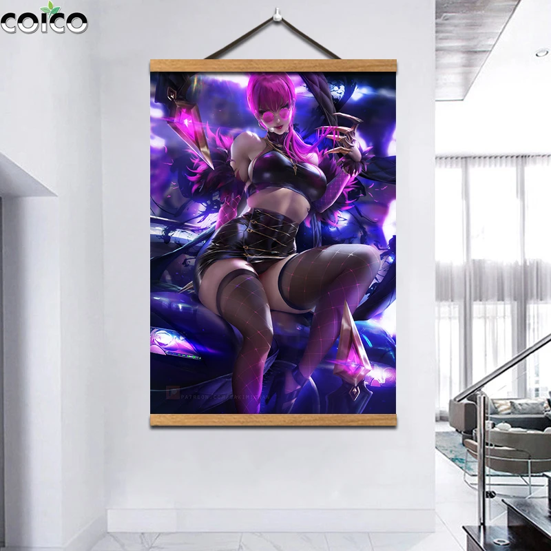 Custom Print Purple KDA Evelyn Neil Overwatch 3D Sexy Anime Girl Poster with Frame Wall Art Canvas Painting Home Decor Picture
Custom Print Purple KDA Evelyn Neil Overwatch 3D Sexy Anime Girl Poster with Frame Wall Art Canvas Painting Home Decor Picture