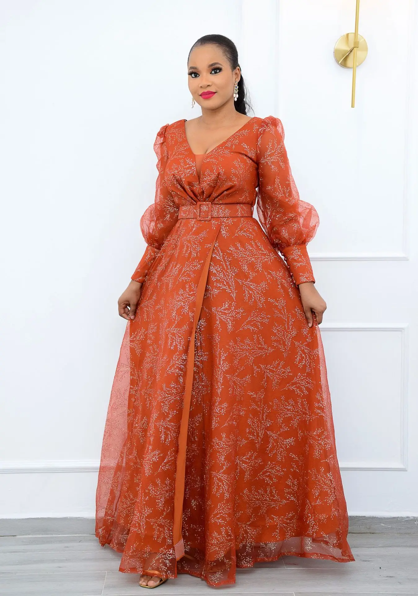 2021 Summer African Long Dresses for Women Women sexy V-neck Long Sleeve Plus Size Maxi Dress African Clothes
2021 Summer African Long Dresses for Women Women sexy V-neck Long Sleeve Plus Size Maxi Dress African Clothes