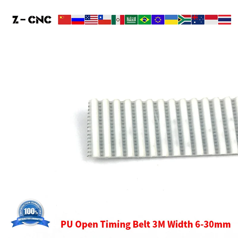 Z-CNC PU Open Timing Belt HTD3M Width 6 10 12 15 20 25 30mm Drag Transmission for Machine Motion System 3M Polyurethane
Z-CNC PU Open Timing Belt HTD3M Width 6 10 12 15 20 25 30mm Drag Transmission for Machine Motion System 3M Polyurethane