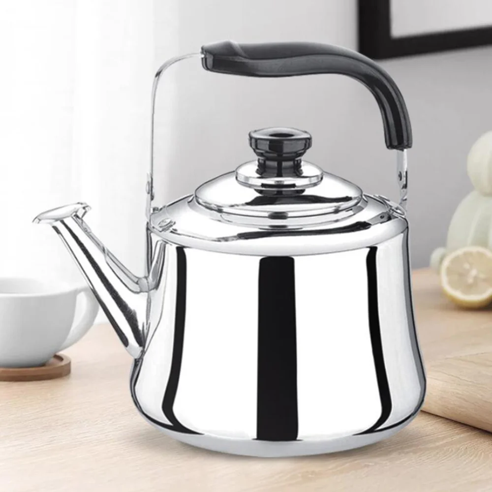 Stainless Steel Teakettle Household Heating Water Kettle Large Capacity Sounding Kettle for Home Kitchen (5L)
Stainless Steel Teakettle Household Heating Water Kettle Large Capacity Sounding Kettle for Home Kitchen (5L)