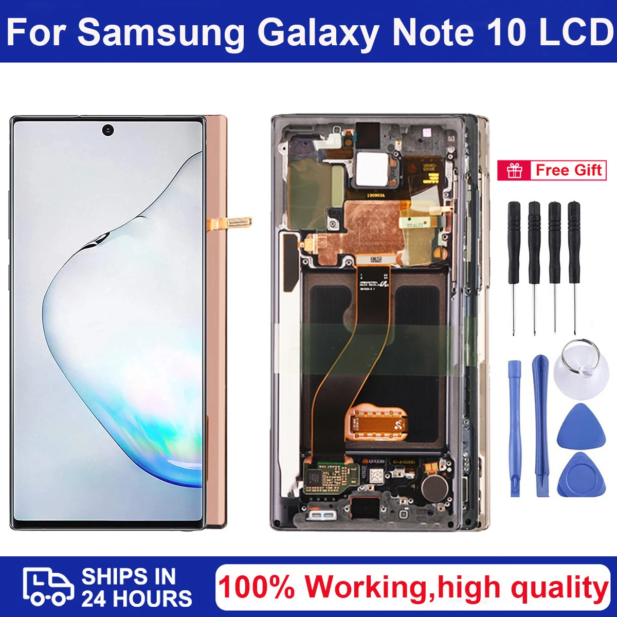 Original note 10 Display For Samsung Galaxy Note 10 lcd N970 SM-N970F N970F/DS n970 LCD and Touch Screen Digitizer Assembly Part
Original note 10 Display For Samsung Galaxy Note 10 lcd N970 SM-N970F N970F/DS n970 LCD and Touch Screen Digitizer Assembly Part