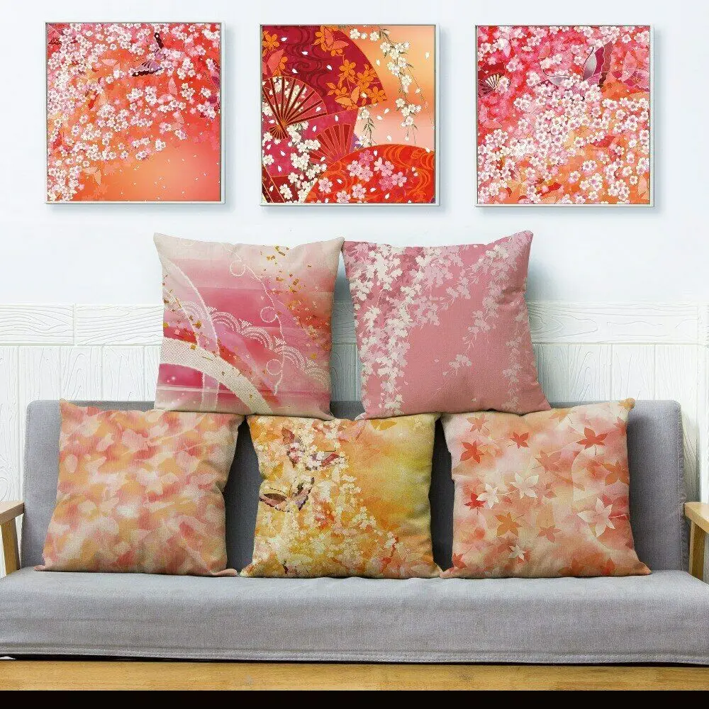 Aestheticism Decor Romantic Sakura Cushion Covers Sofa Throw Pillow Colorful
Aestheticism Decor Romantic Sakura Cushion Covers Sofa Throw Pillow Colorful