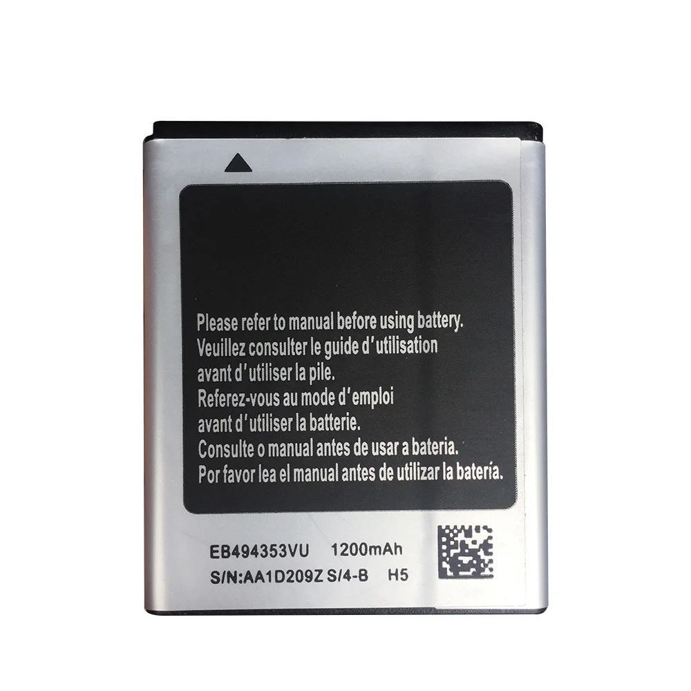 EB494353VU Мобильный телефон батарея для Samsung Galaxy Pop i559 C6712 Star II DUOS S7230E волна 723 S5570 S5330