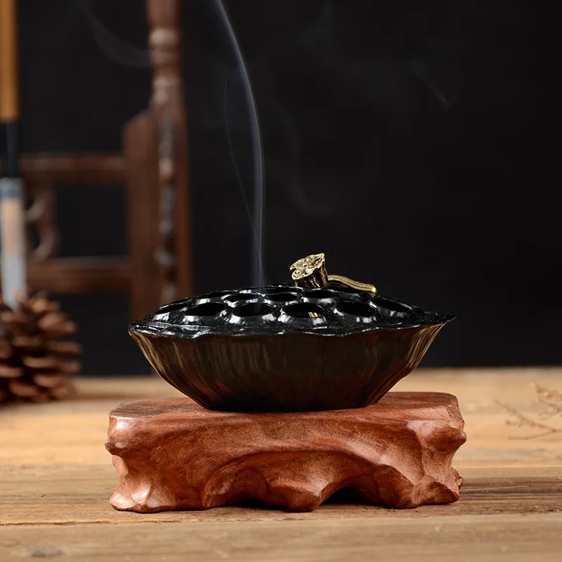 Black Wooden Vintage Smell Remove Incense Burner Room Decor Gift Living Beings Disinfection Weihrauch Brenner Duftlampe EC50XL
Black Wooden Vintage Smell Remove Incense Burner Room Decor Gift Living Beings Disinfection Weihrauch Brenner Duftlampe EC50XL
