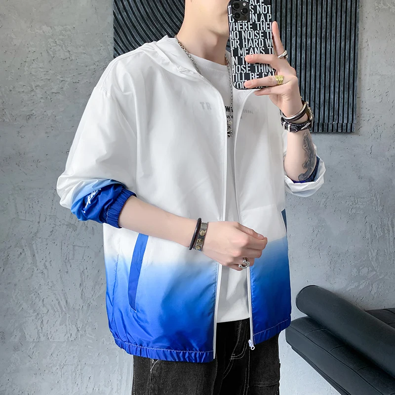 Jacket Men's Summer 2021 New Korean Version Of The Trend Of Summer Jackets Wild Handsome Casual Summer Clothes Sunscreen Clothes 
Jacket Men's Summer 2021 New Korean Version Of The Trend Of Summer Jackets Wild Handsome Casual Summer Clothes Sunscreen Clothes