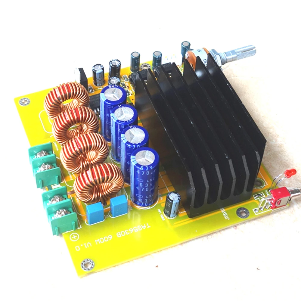 TAS5630 Power Amplifier Board High-Power Finished Board Mono 600w Bass Optional 600W Full Frequency
TAS5630 Power Amplifier Board High-Power Finished Board Mono 600w Bass Optional 600W Full Frequency