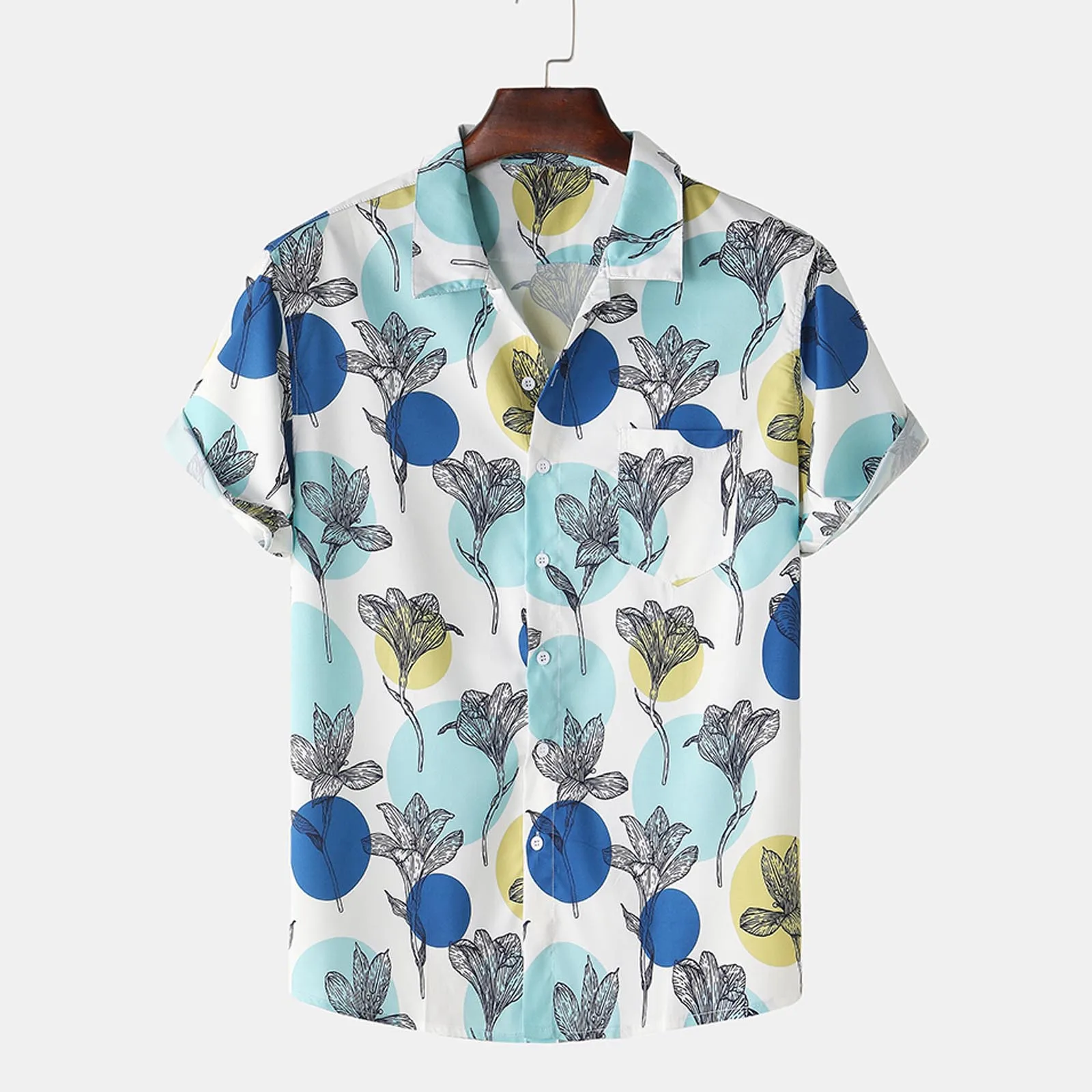 Гавайская рубашка Aloha с цветочным принтом для мужчин, лето 2021, быстросохнущая пляжная одежда с короткими рукавами, повседневная одежда на пу...
Гавайская рубашка Aloha с цветочным принтом для мужчин, лето 2021, быстросохнущая пляжная одежда с короткими рукавами, повседневная одежда на пу...