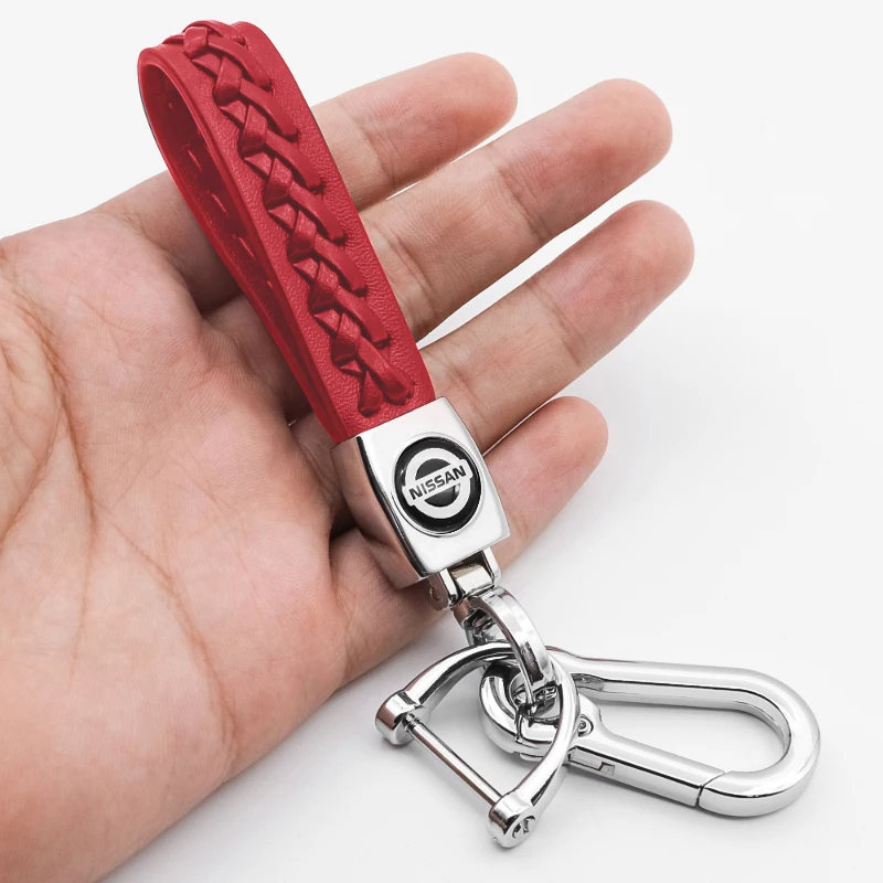 High-Grade Gift Hand Woven Leather Rope Car Keychain Key Rings Holder for NISSAN- DAYZ 370Z GT-R Note sway march Sentra Leaf
High-Grade Gift Hand Woven Leather Rope Car Keychain Key Rings Holder for NISSAN- DAYZ 370Z GT-R Note sway march Sentra Leaf