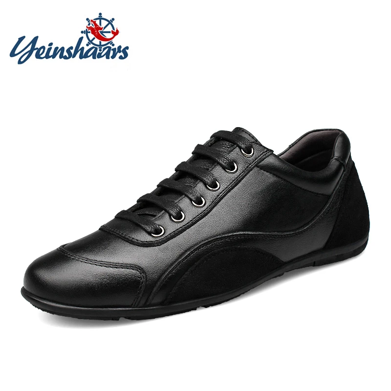 YEINSHAARS Top Quality New Design Genuine Real Cow Leather Mens Fashion Business Casual Shoe Breathable Men Shoes big size 36-48
YEINSHAARS Top Quality New Design Genuine Real Cow Leather Mens Fashion Business Casual Shoe Breathable Men Shoes big size 36-48