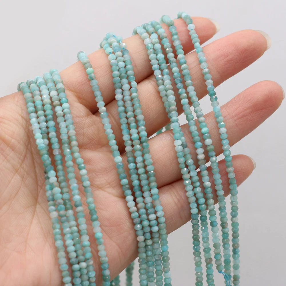New Style Natural Stone Bead Section Dark Amazonite Small Beads For DIY Jewelry Making Necklace Bracelet Earring Accessory
New Style Natural Stone Bead Section Dark Amazonite Small Beads For DIY Jewelry Making Necklace Bracelet Earring Accessory