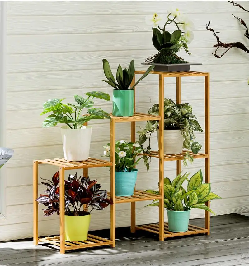 Plant Stand Garden Florist Flower Pot Display Storage Shelf 5/6 Tiers High And Small Footprint Solid Wood Floral Rack
Plant Stand Garden Florist Flower Pot Display Storage Shelf 5/6 Tiers High And Small Footprint Solid Wood Floral Rack