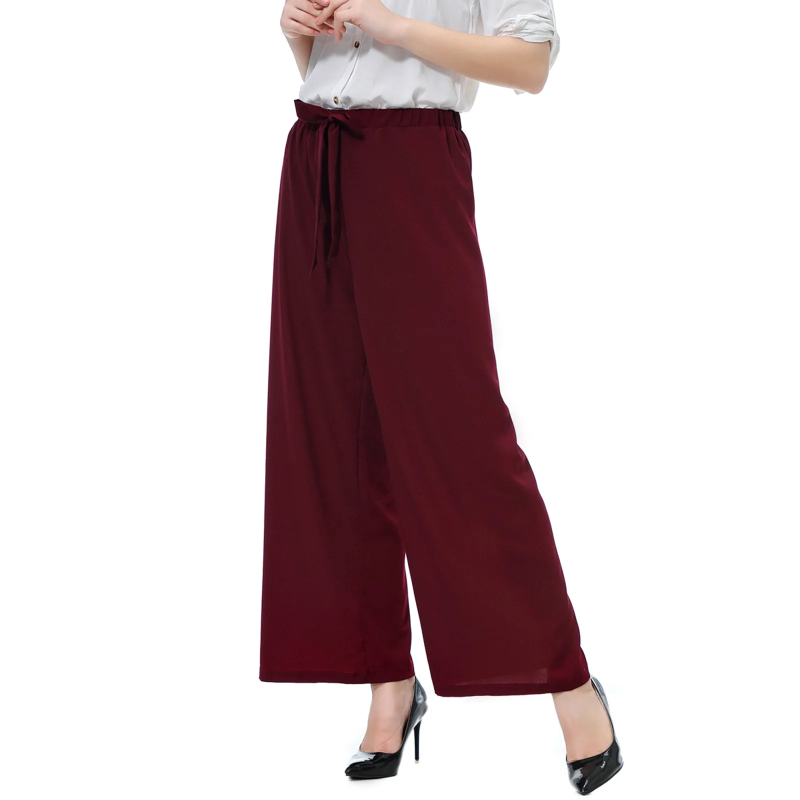 Summer Loose Casual Trousers For Women High Waist Maxi Wide Leg Pants Female Elegant 2020 Fashion Clothes New
Summer Loose Casual Trousers For Women High Waist Maxi Wide Leg Pants Female Elegant 2020 Fashion Clothes New