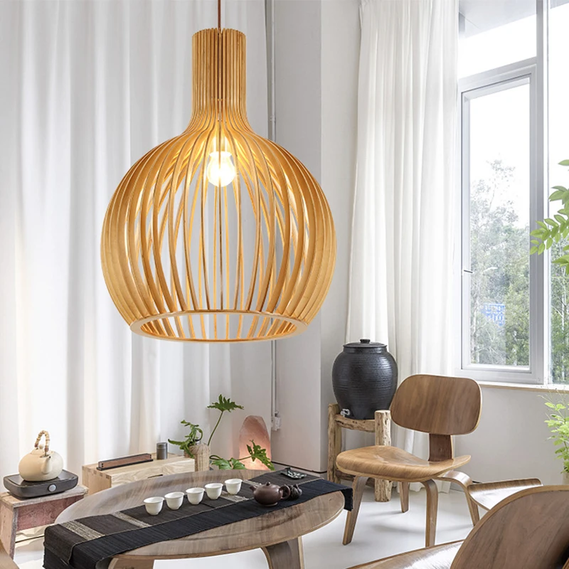 Birdcage Lamp Black Wood Pendant Lights E27 Restaurant Decoration Wood Hanging Lamp for Living Room Bedroom Light Fixtures
Birdcage Lamp Black Wood Pendant Lights E27 Restaurant Decoration Wood Hanging Lamp for Living Room Bedroom Light Fixtures