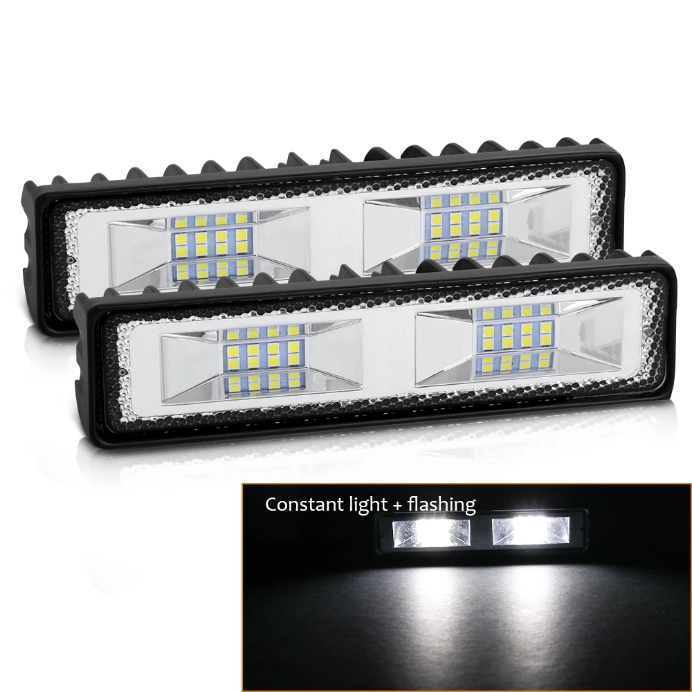 LED Headlights 48W For Auto Motorcycle Truck Boat Tractor Trailer Offroad Working Light 16 LED Work Light Spotlight Work Light
LED Headlights 48W For Auto Motorcycle Truck Boat Tractor Trailer Offroad Working Light 16 LED Work Light Spotlight Work Light