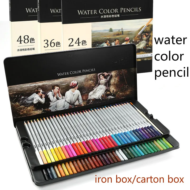 24/36/48/72 Colors Watercolor Pencils Set Drawing Pen Art Set Children Kids Painting Sketching Water Color Pencils Kit 
24/36/48/72 Colors Watercolor Pencils Set Drawing Pen Art Set Children Kids Painting Sketching Water Color Pencils Kit