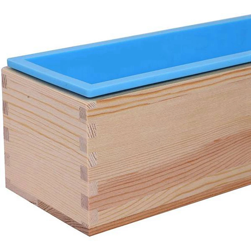 Soap Silicone Loaf Mold Dividers Acrylic Board Wood Box for DIY Soap Making Tool 1200Ml 
Soap Silicone Loaf Mold Dividers Acrylic Board Wood Box for DIY Soap Making Tool 1200Ml