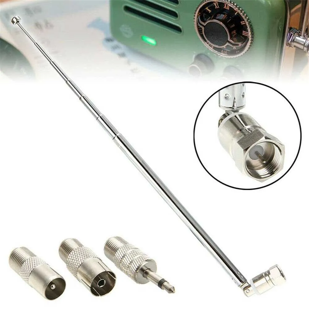 Telescopic DAB FM Radio Aerial W 3 Adapter HiFi AV Receiver Mini System Tivoli Audio Receiver Auto Replacement Parts
Telescopic DAB FM Radio Aerial W 3 Adapter HiFi AV Receiver Mini System Tivoli Audio Receiver Auto Replacement Parts