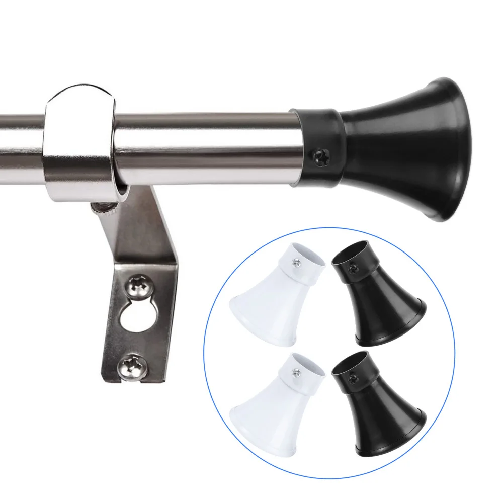 2021 2PCS Trumpet Head Curtain Rod Accessories Iron Art Roman Rod Ends (Black White)
2021 2PCS Trumpet Head Curtain Rod Accessories Iron Art Roman Rod Ends (Black White)