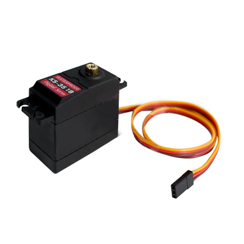 KS-3518 Waterproof High Torque Full Metal Gear RC Servos Motor Airplane Helicopter Boat Car Digital Servo 15Kg Torque Angle Of
KS-3518 Waterproof High Torque Full Metal Gear RC Servos Motor Airplane Helicopter Boat Car Digital Servo 15Kg Torque Angle Of