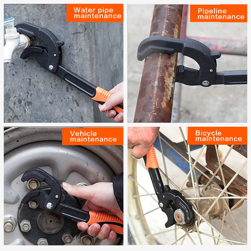 Multifunctional Wrench Electrician Quick Hand Set Tool Spanner Grip Tool Plumber Open Universal Wrench
Multifunctional Wrench Electrician Quick Hand Set Tool Spanner Grip Tool Plumber Open Universal Wrench