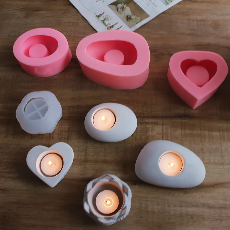 Handmade Diy Candle Mold Candlestick Cement Concrete Silicone Lotus Heart-shaped Aromatherapy Plaster Ornaments Drop Glue
Handmade Diy Candle Mold Candlestick Cement Concrete Silicone Lotus Heart-shaped Aromatherapy Plaster Ornaments Drop Glue
