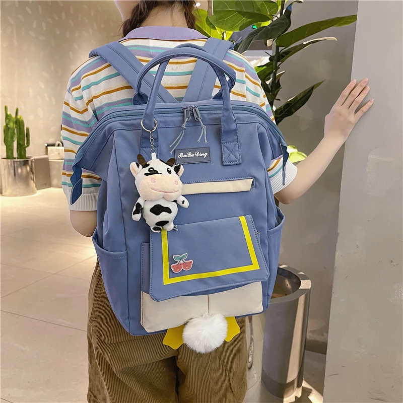 School Bag Hot New Luxury For Teenage Girls Backpacks Kawaii Travel Women 2021 Laptop Patchwork Nylon Female Multi Pocket Trendy
School Bag Hot New Luxury For Teenage Girls Backpacks Kawaii Travel Women 2021 Laptop Patchwork Nylon Female Multi Pocket Trendy