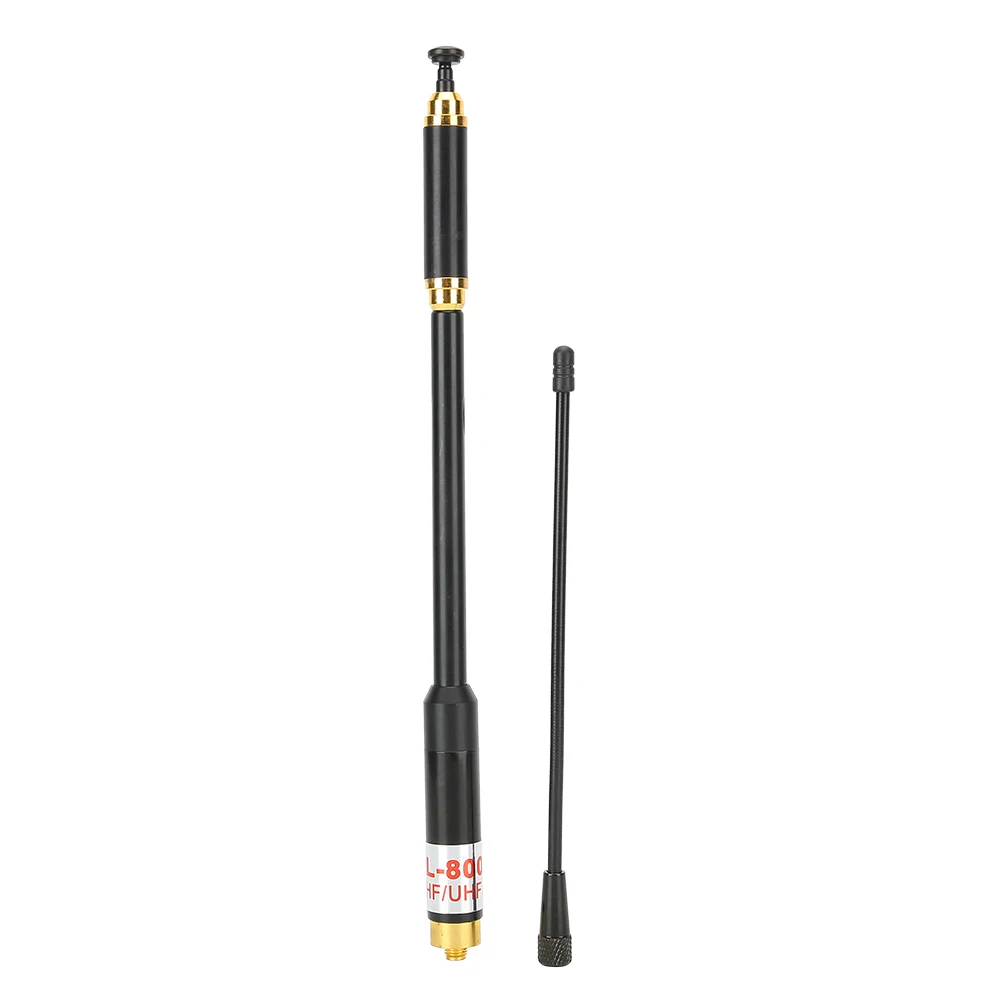 Handheld Two-Way Radio Telescopic Antenna UV Dual Frequency Range High Gain Stretch Handset Rad
Handheld Two-Way Radio Telescopic Antenna UV Dual Frequency Range High Gain Stretch Handset Rad