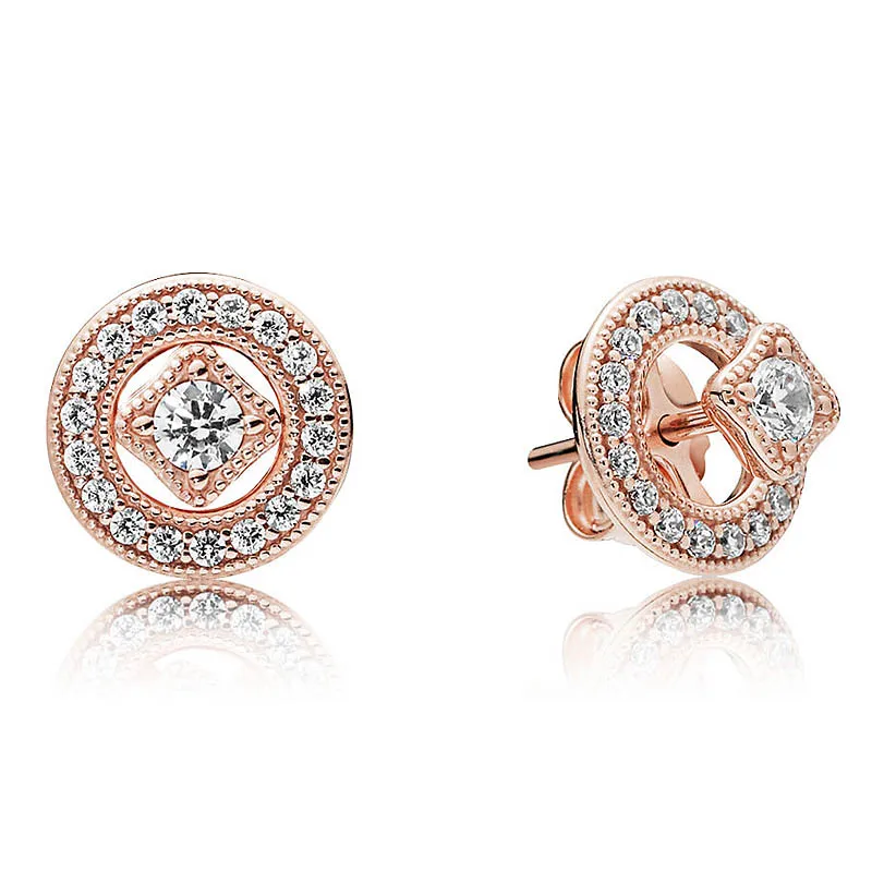 Authentic 925 Sterling Silver Pandora Earring Rose Vintage Two-in-one Allure Earring With Crystal For Women Jewelry Gift
Authentic 925 Sterling Silver Pandora Earring Rose Vintage Two-in-one Allure Earring With Crystal For Women Jewelry Gift