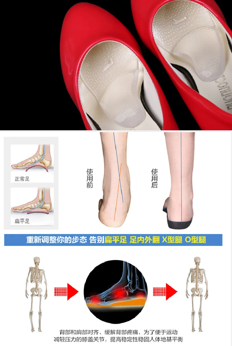 2Pcs Foot Arch Support Flat Foot High Foot Arch Correction Insole Soft Comfort Pad High Heel Forefoot Insole Shoe Accessories
2Pcs Foot Arch Support Flat Foot High Foot Arch Correction Insole Soft Comfort Pad High Heel Forefoot Insole Shoe Accessories