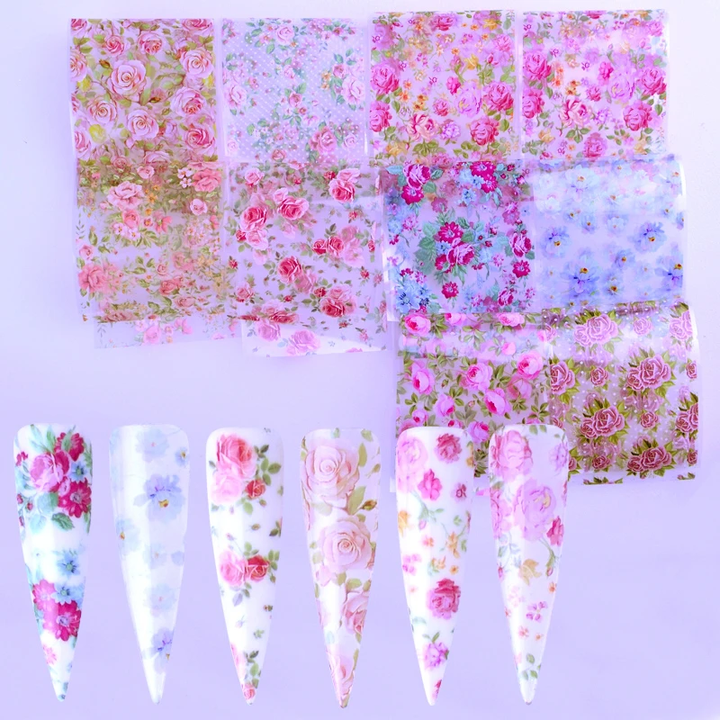10pcs Colorful Flowers Stickers On Nails Foil Transfer Starry Sky Summer Sliders For Manicure Nail Art Decoration
10pcs Colorful Flowers Stickers On Nails Foil Transfer Starry Sky Summer Sliders For Manicure Nail Art Decoration
