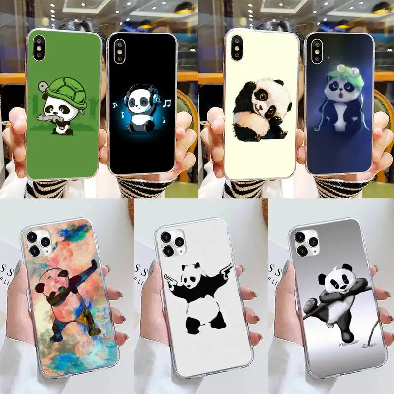 Cute Cartoon Panda Phone Case for iPhone 11 12 13 mini pro XS MAX 8 7 6 6S Plus X 5S SE 2020 XR cover
Cute Cartoon Panda Phone Case for iPhone 11 12 13 mini pro XS MAX 8 7 6 6S Plus X 5S SE 2020 XR cover
