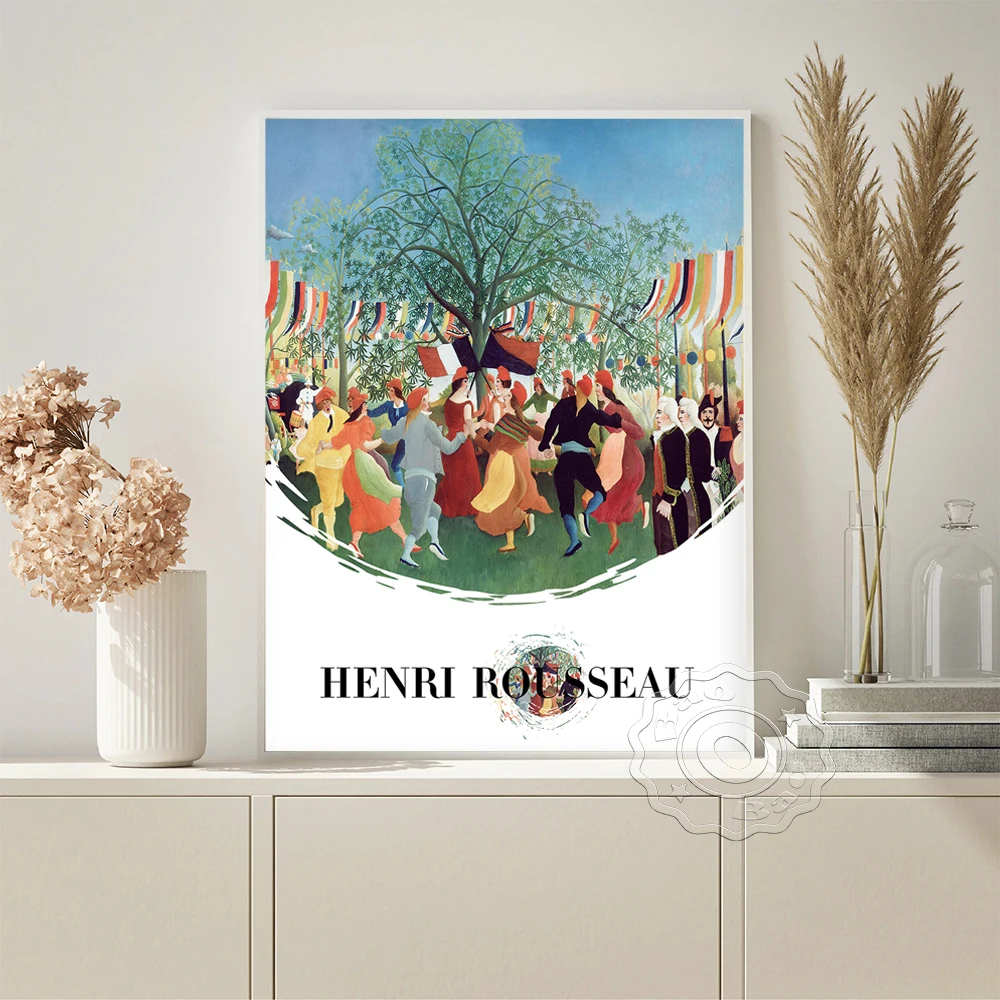Henri Rousseau Naive Art Exhibition Museum Poster A Centennial Of Independence Canvas Painting Prints Wall Picture Home Decor
Henri Rousseau Naive Art Exhibition Museum Poster A Centennial Of Independence Canvas Painting Prints Wall Picture Home Decor