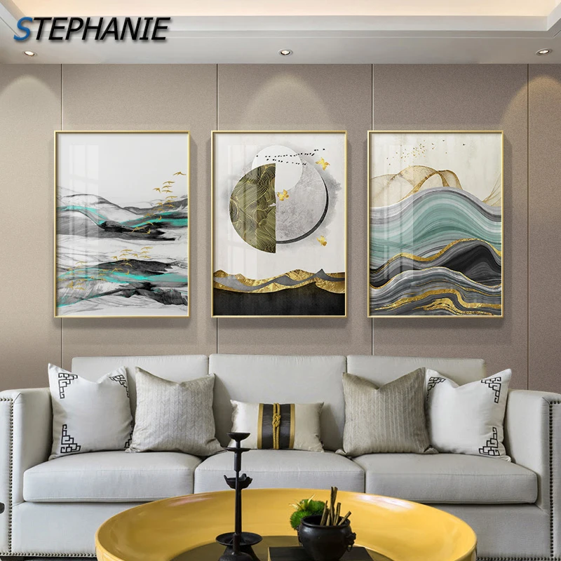 Abstract Landscape Art Pictures Prints Modern Home Decor Gold foil Canvas Painting for Living Room Restaurant Hotel Wall Posters
Abstract Landscape Art Pictures Prints Modern Home Decor Gold foil Canvas Painting for Living Room Restaurant Hotel Wall Posters