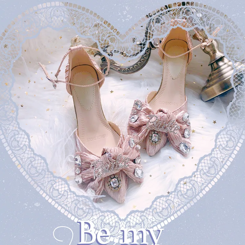 Summer sweet princess folded rhinestone bowknot women's high heel shoes shallow mouth stiletto sandals style shoes cosplay cos
Summer sweet princess folded rhinestone bowknot women's high heel shoes shallow mouth stiletto sandals style shoes cosplay cos