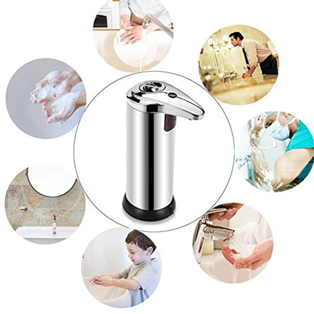 Automatic Soap Dispenser Infrared Touchless Motion Bathroom Dispenser Smart Sensor Liquid Stainless Steel Soap Dispenser Hot
Automatic Soap Dispenser Infrared Touchless Motion Bathroom Dispenser Smart Sensor Liquid Stainless Steel Soap Dispenser Hot