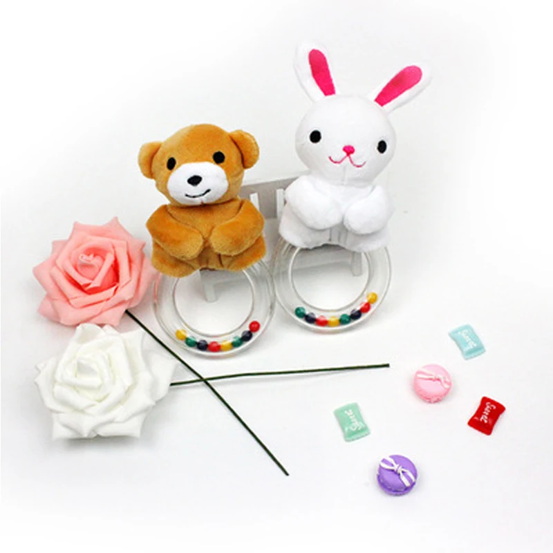 Baby Rattles Round Animal Rattles Classic parent-child Interactive Toys Plush Bear Rabbit Rattle Toys For Baby
Baby Rattles Round Animal Rattles Classic parent-child Interactive Toys Plush Bear Rabbit Rattle Toys For Baby