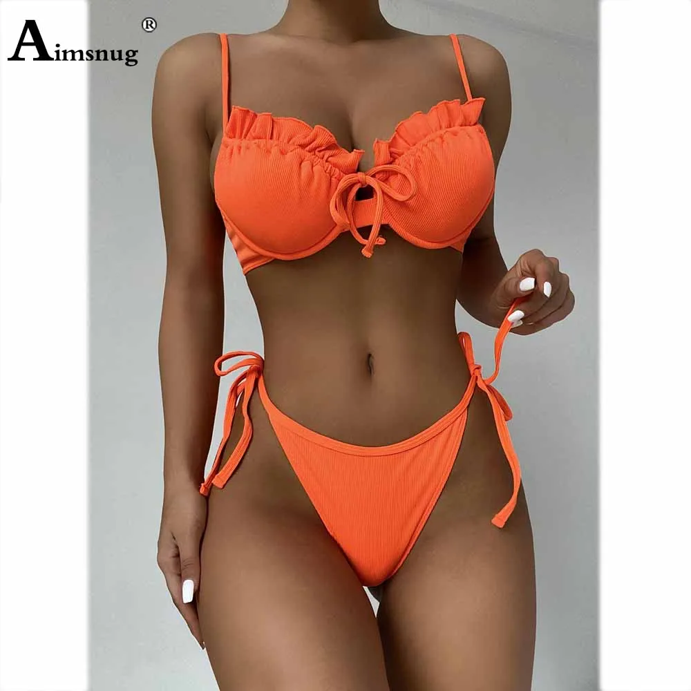 Women Bikini Sets Brazilian Pleated Swimsuit Push Up Spaghetti Strap Two Pieces Swimwear Orange White Sexy Thong Bathing Suits
Women Bikini Sets Brazilian Pleated Swimsuit Push Up Spaghetti Strap Two Pieces Swimwear Orange White Sexy Thong Bathing Suits
