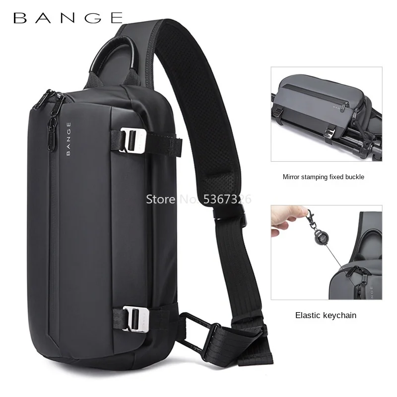 Luxurious Chest Bag Men's Shoulder Bag Casual Large Capacity Waterproof Handbag Fashion Messenger Bag Crossbody Package
Luxurious Chest Bag Men's Shoulder Bag Casual Large Capacity Waterproof Handbag Fashion Messenger Bag Crossbody Package