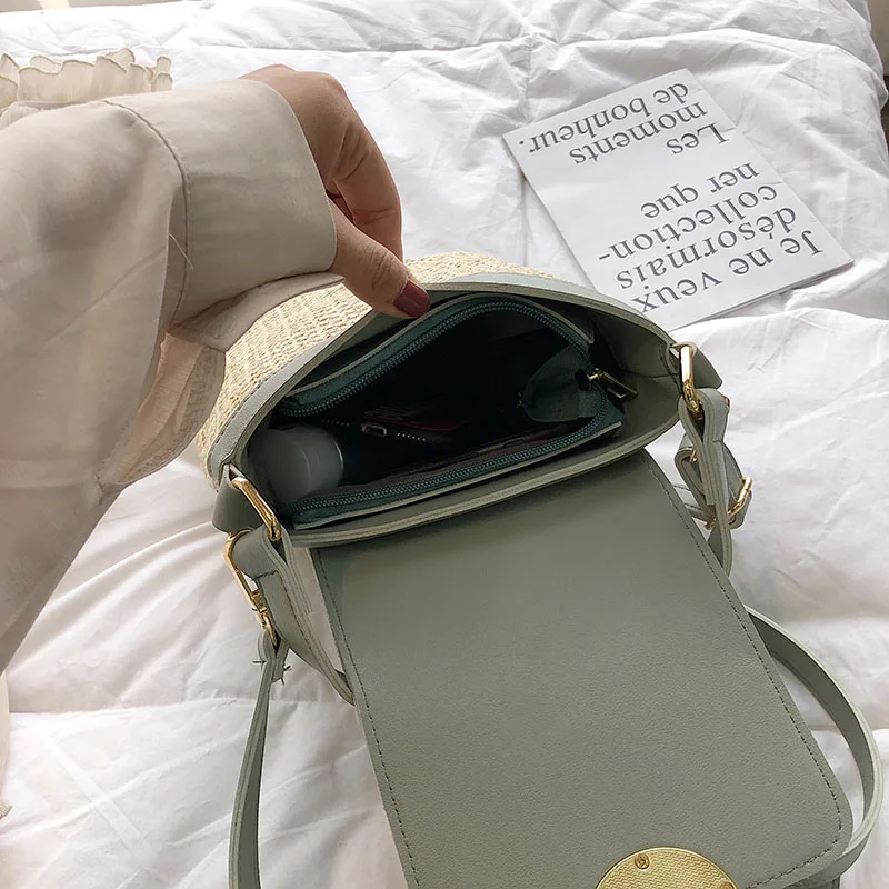 JONON Small Straw Bucket Bags For Women 2021 Summer Crossbody Bags Lady Travel Purses and Handbags Female Shoulder Simple Bag
JONON Small Straw Bucket Bags For Women 2021 Summer Crossbody Bags Lady Travel Purses and Handbags Female Shoulder Simple Bag