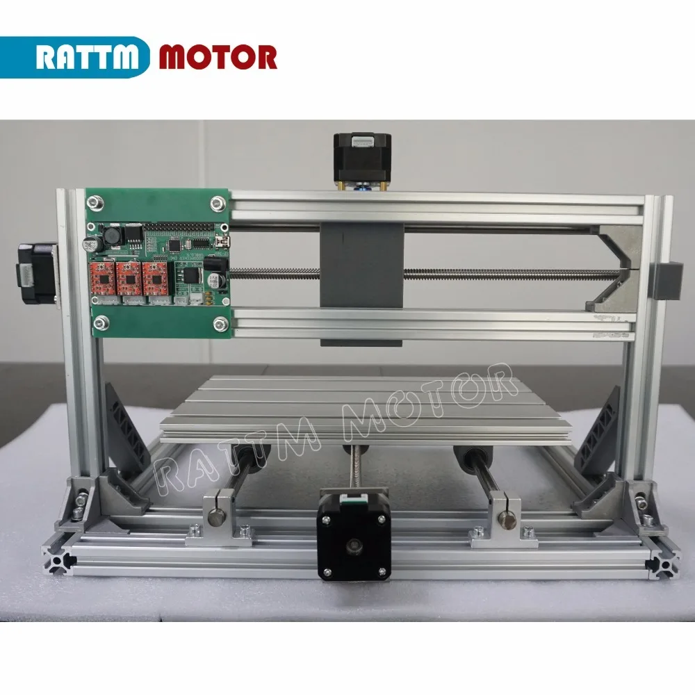 UKR DIY mini CNC router machine CNC 3018 GRBL control working area 300x180x45mm 3 Axis Pcb Milling machine CNC Wood Router 
UKR DIY mini CNC router machine CNC 3018 GRBL control working area 300x180x45mm 3 Axis Pcb Milling machine CNC Wood Router
