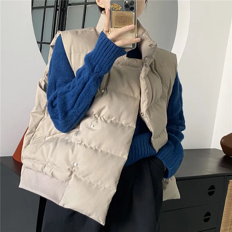 2020 New Winter Version Loose Women Cotton Jcket Waistcoat Irregular Oversized Warm Sleeveless Vest Bread Clothes Female
2020 New Winter Version Loose Women Cotton Jcket Waistcoat Irregular Oversized Warm Sleeveless Vest Bread Clothes Female