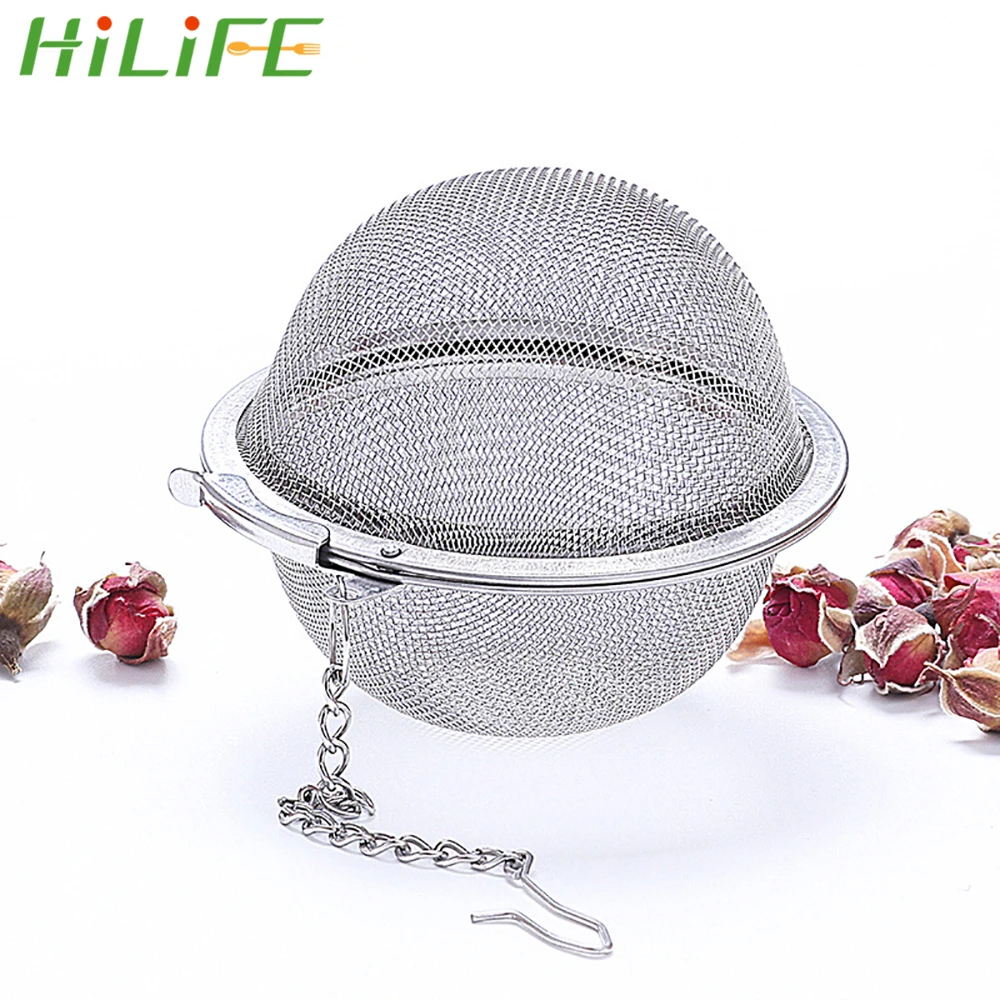 HILIFE Seasoning Ball Tea Infuser Stainless Steel Tea Ball Strainer Mesh Infuser Sphere Locking Spice Tea Spice Strainer
HILIFE Seasoning Ball Tea Infuser Stainless Steel Tea Ball Strainer Mesh Infuser Sphere Locking Spice Tea Spice Strainer