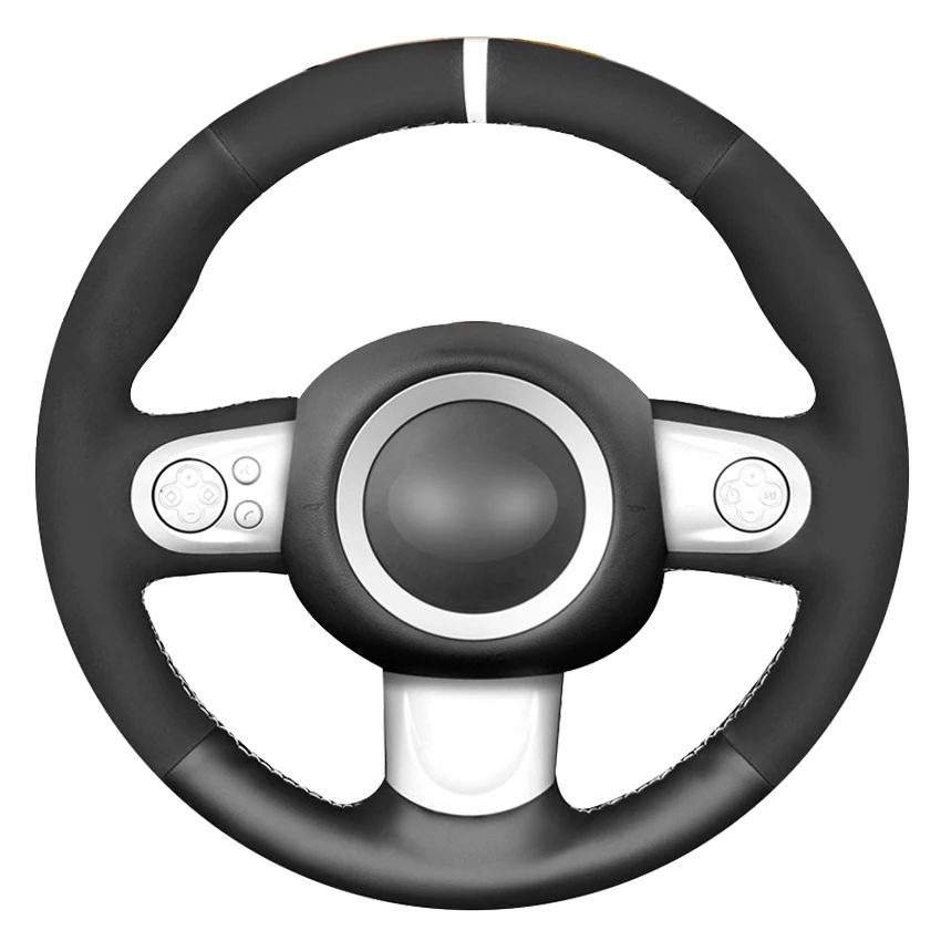 Black Genuine Leather Suede Car Steering Wheel Cover For Mini Coupe Cooper Clubman Roadster 2004-2015
Black Genuine Leather Suede Car Steering Wheel Cover For Mini Coupe Cooper Clubman Roadster 2004-2015