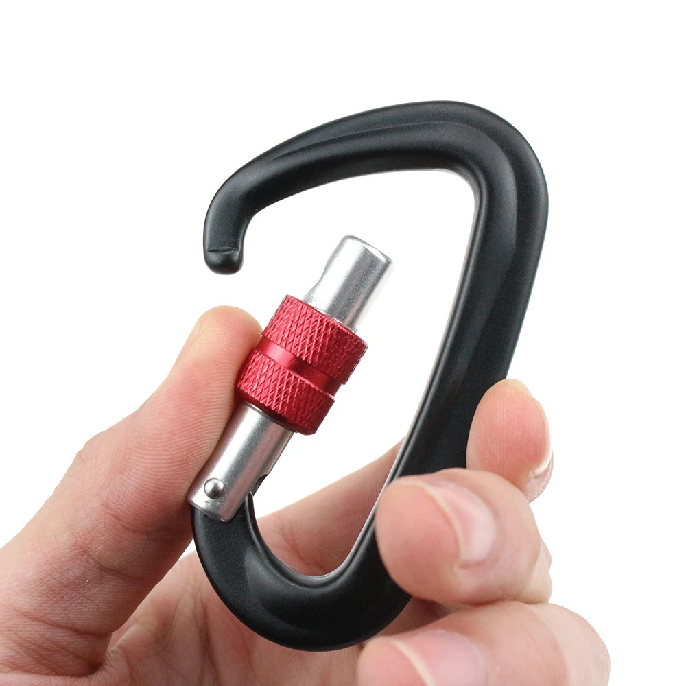 5 PCS Carabiner with Screw Lock Gate 12KN Heavy Duty Carabiner Clips for Hammocks Camping Hiking Backpacking
5 PCS Carabiner with Screw Lock Gate 12KN Heavy Duty Carabiner Clips for Hammocks Camping Hiking Backpacking