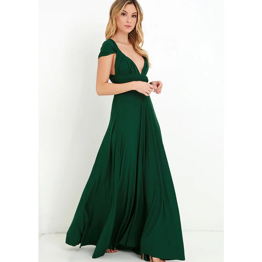 2021 Summer Long Dress Woman New Multi-Wear Method Multi-Rope Cross Halter Sexy Bandage Dress Women Long Dresses
2021 Summer Long Dress Woman New Multi-Wear Method Multi-Rope Cross Halter Sexy Bandage Dress Women Long Dresses