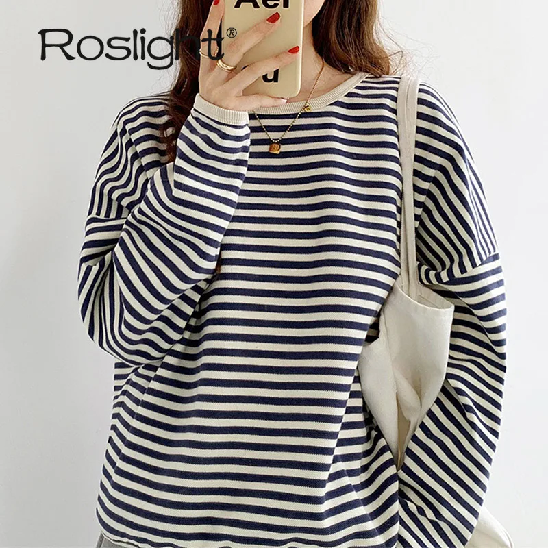 Striped Sweatshirt Women Pullover Long Sleeve Top Korean Fashion Kawaii Top Jumper Autumn Oversized Sweatshirts Sudadera Mujer 
Striped Sweatshirt Women Pullover Long Sleeve Top Korean Fashion Kawaii Top Jumper Autumn Oversized Sweatshirts Sudadera Mujer