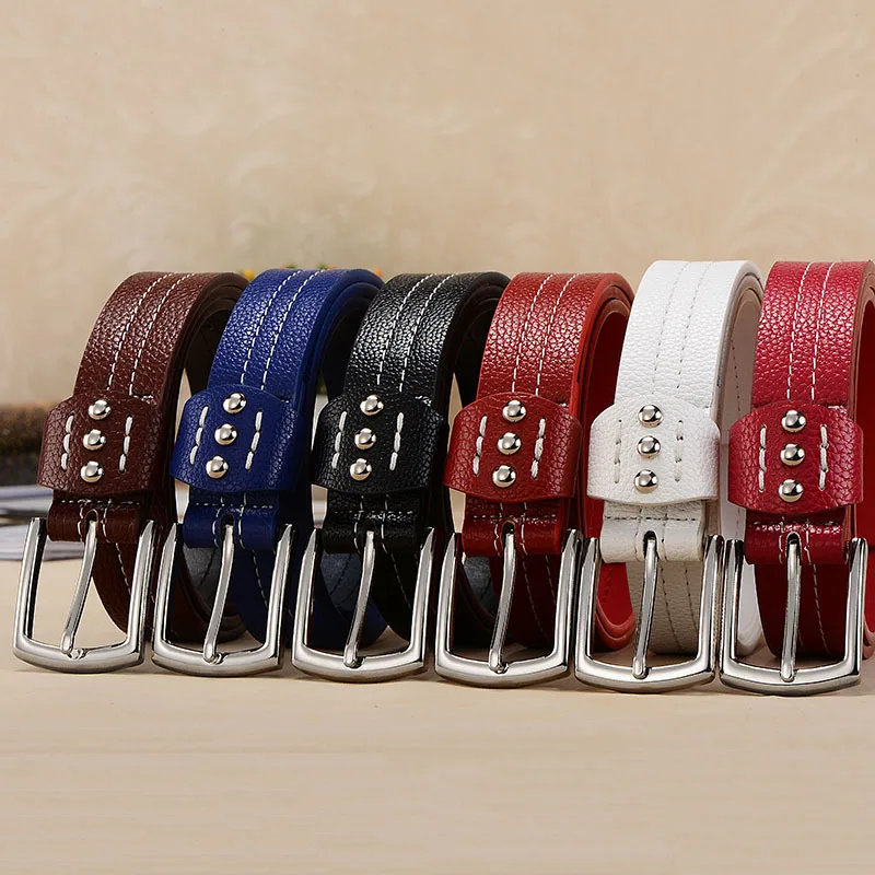 Women fashion Belts luxury Designer pin Metal buckle Waistband high quality Female trend jeans belt Waist Belt 
Women fashion Belts luxury Designer pin Metal buckle Waistband high quality Female trend jeans belt Waist Belt