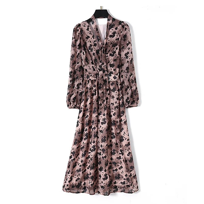 GALCAUR Vintage Leopard Dress For Women V Neck Lantern Long Sleeve Hit Color Print A Line Mid Dresses Female 2021 Spring Clothes
GALCAUR Vintage Leopard Dress For Women V Neck Lantern Long Sleeve Hit Color Print A Line Mid Dresses Female 2021 Spring Clothes