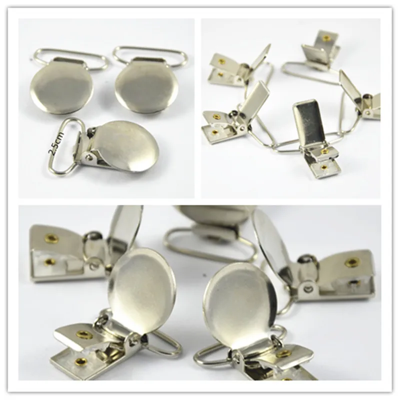 60 Pcs Silver antique bronze Metal Rangle/Round Baby Pacifier Clip Suspender Sewing Tool
60 Pcs Silver antique bronze Metal Rangle/Round Baby Pacifier Clip Suspender Sewing Tool