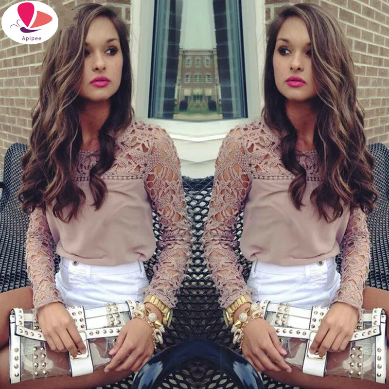 NEW Ladies Girl Women Long Sleeve Lace Hollow Out Casual Chiffon Blouse Tops Summer
NEW Ladies Girl Women Long Sleeve Lace Hollow Out Casual Chiffon Blouse Tops Summer